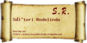 Sátori Rodelinda névjegykártya